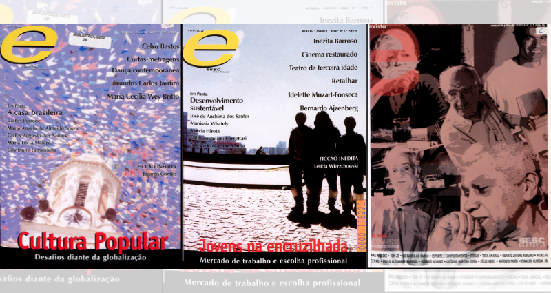 Capas de 2001, 2002 e 2003